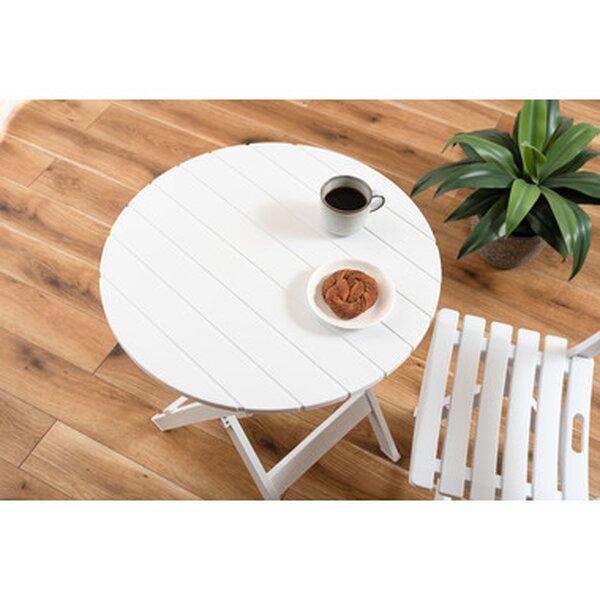 フォールディングテーブル 約W62×D62×H70cm ホワイト 折りたたみ式 完成品_2