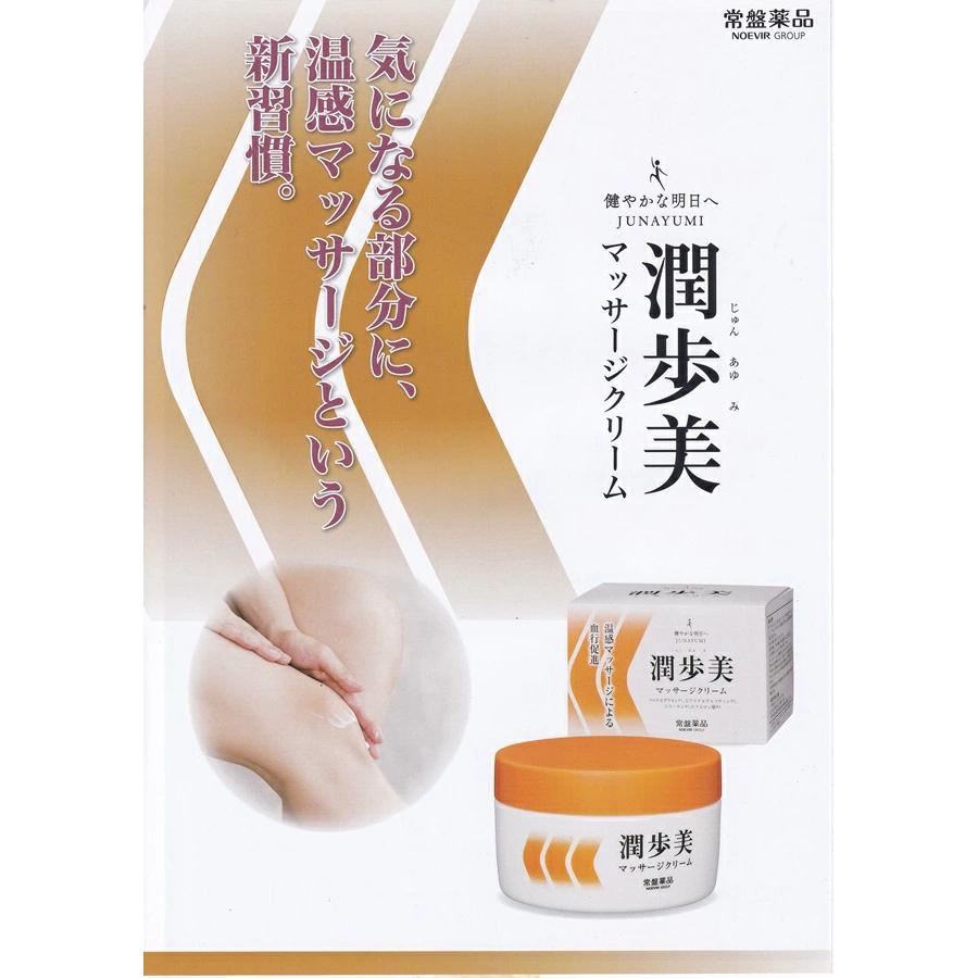 潤歩美 マッサージクリーム 96g 常盤薬品工業 バニリルブチル