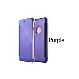 スマホケース ミラー ミラー機能付 鏡面加工 ディスプレイON時には画面