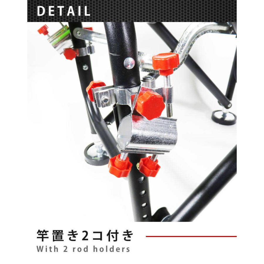 フィッシングチェア 釣り用椅子 竿置き付き 収納バック付き 脚6 フィッシングチェア 釣り用椅子 竿置き付き 収納バック付き 脚6