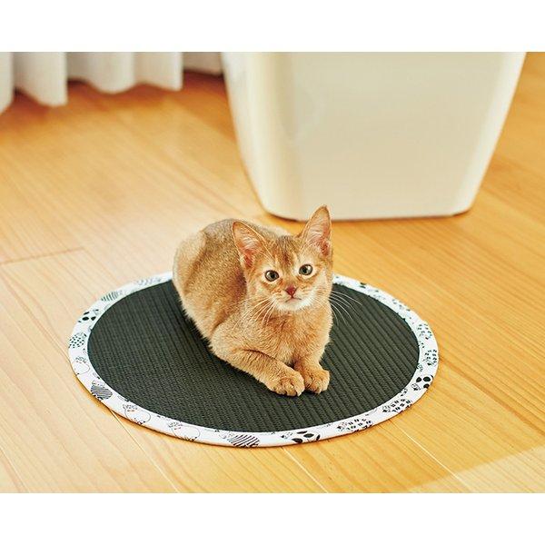 ねこ丸マット 猫 ネコ ベット 畳調のマット ネコマニア 炭パイプ 消臭 
