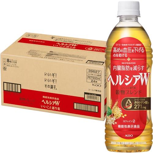 機能性表示食品] ヘルシアWいいこと巡り茶 500ml×24本 : BJショップ 