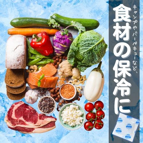 保冷剤 大容量 〈 100個セット / 75 × 80 mm 〉 長時間 保冷