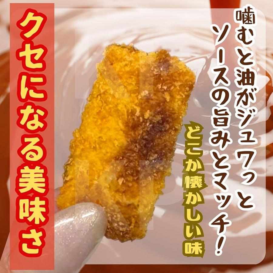 タクマ食品 ソースうまかつ 100個 紙管 包装 小分パック 噛み応え