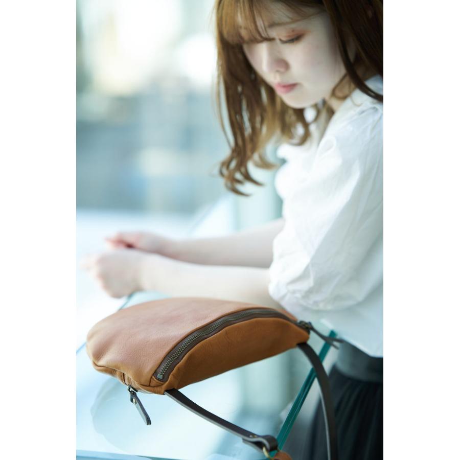 アルト] alto. （5,color)ショルダーバッグ 半月型 斜めがけ 本革  