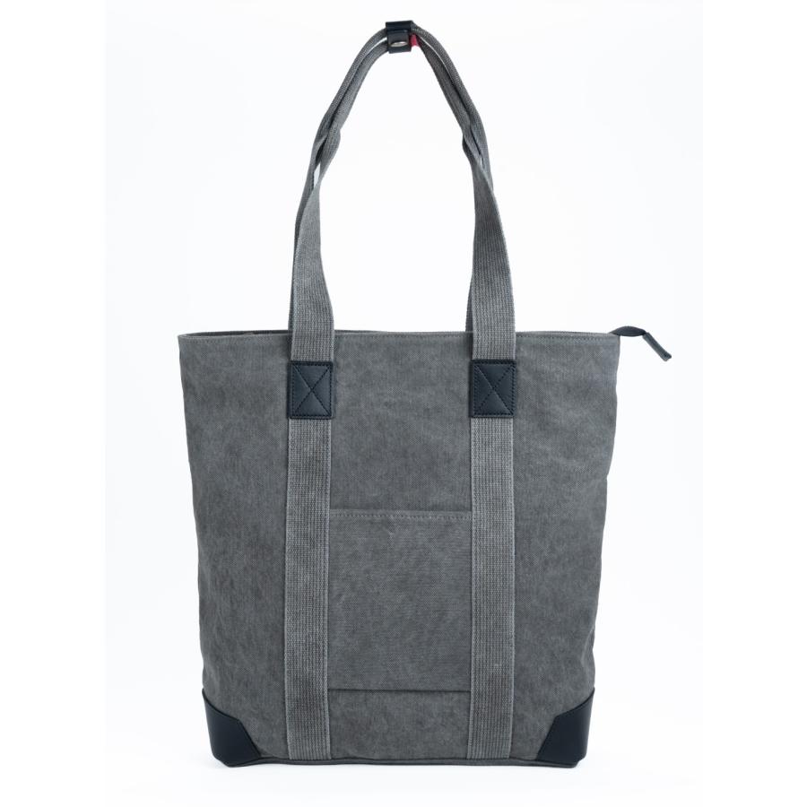 豊岡鞄（認定商品・FEEDBAG）豊岡製・神鍋山火山灰染め（松煙炭入り） 8号帆布・縦型トートバッグ FB-100-B |  | 02