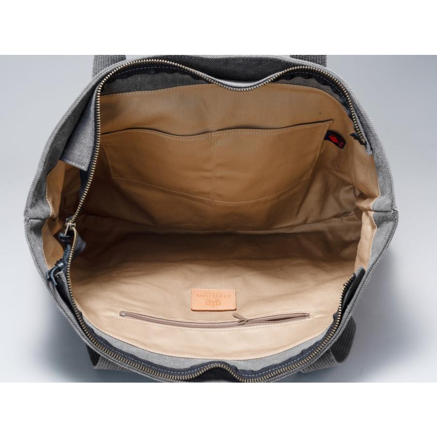 豊岡鞄（認定商品・FEEDBAG）豊岡製・神鍋山火山灰染め（松煙炭入り） 8号帆布・縦型トートバッグ FB-100-B |  | 05