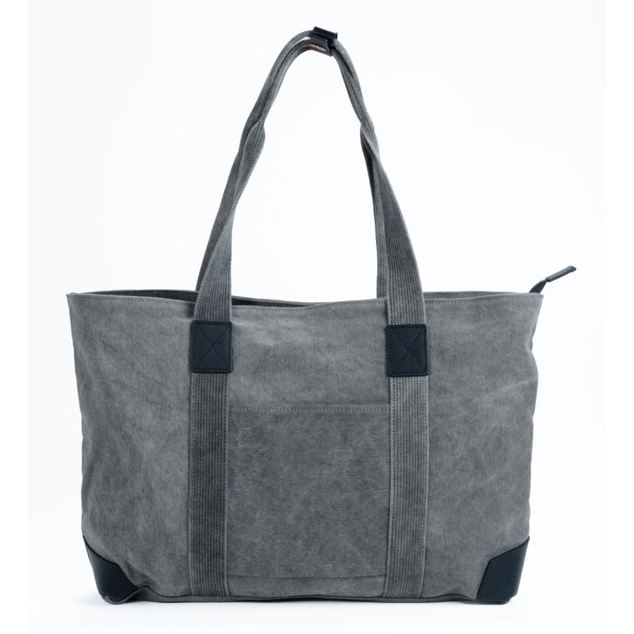 豊岡鞄（認定商品・FEEDBAG）豊岡製・神鍋山火山灰染め（松煙炭入り） 8号帆布・横型トートバッグ FB-101-B |  | 01