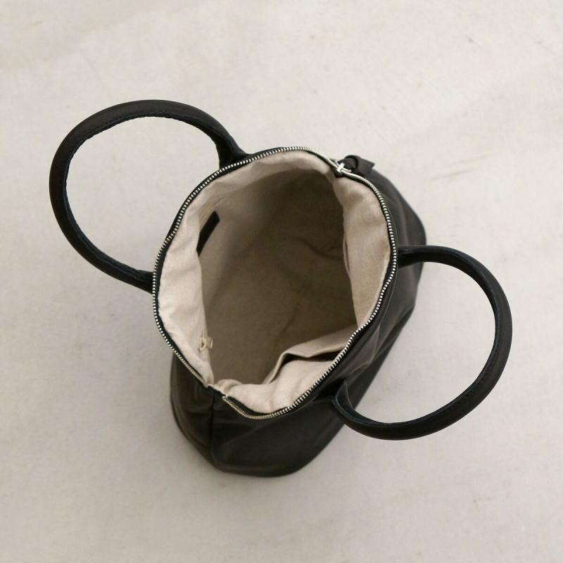 Folna / フォルナ　ソフトレザー　ブガッティボストンバッグ　ブラック FOLNA RD｜ソフトレザーブガッティボストンバッグL-SIZE - Folna