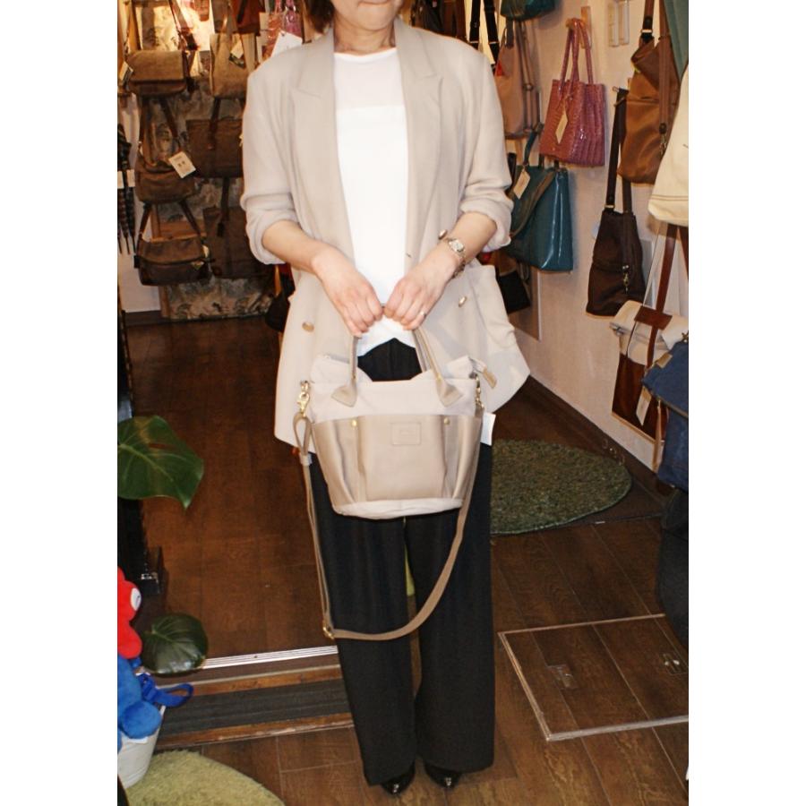 Folna Folna（フォルナ）レザーx帆布・2Wayガーデンバッグ（日本製