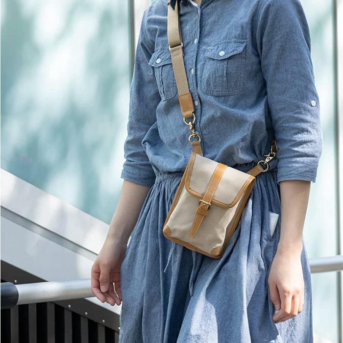 コンパクト カジュアル】INNFITH RAISE 2WAY帆布スコッシュ 帆布  