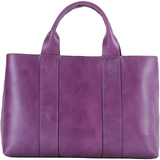 【rena -iris made in japan】IMAIBAG(イマイバッグ）コラボ製品【日本製】軽量牛革製品・艶ありヌメ革手提トート（A4サイズ) rj-01-b |  | 10