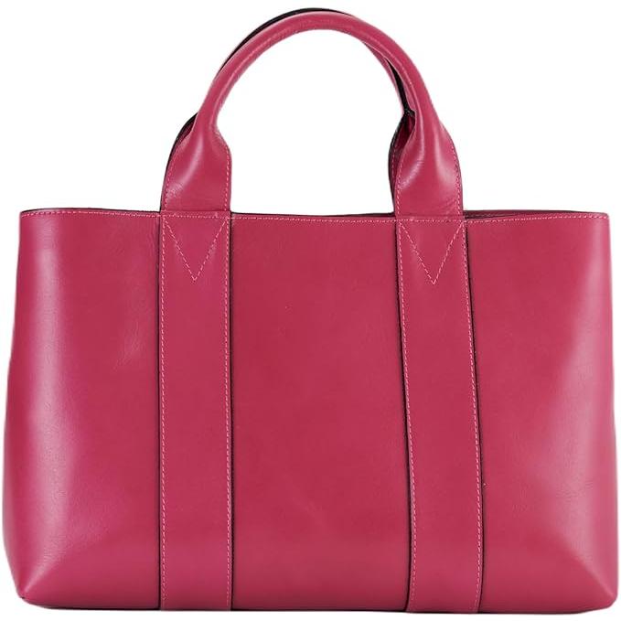 【rena -iris made in japan】IMAIBAG(イマイバッグ）コラボ製品【日本製】軽量牛革製品・艶ありヌメ革手提トート（A4サイズ) rj-01-b |  | 06