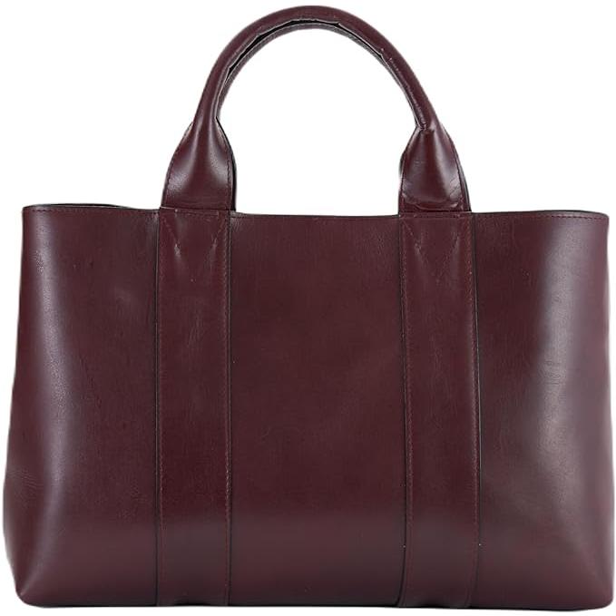 【rena -iris made in japan】IMAIBAG(イマイバッグ）コラボ製品【日本製】軽量牛革製品・艶ありヌメ革手提トート（A4サイズ) rj-01-b |  | 05