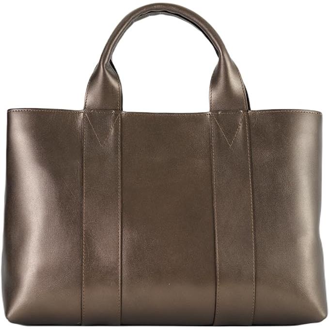 【rena -iris made in japan】IMAIBAG(イマイバッグ）コラボ製品【日本製】軽量牛革製品・艶ありヌメ革手提トート（A4サイズ) rj-01-b |  | 09