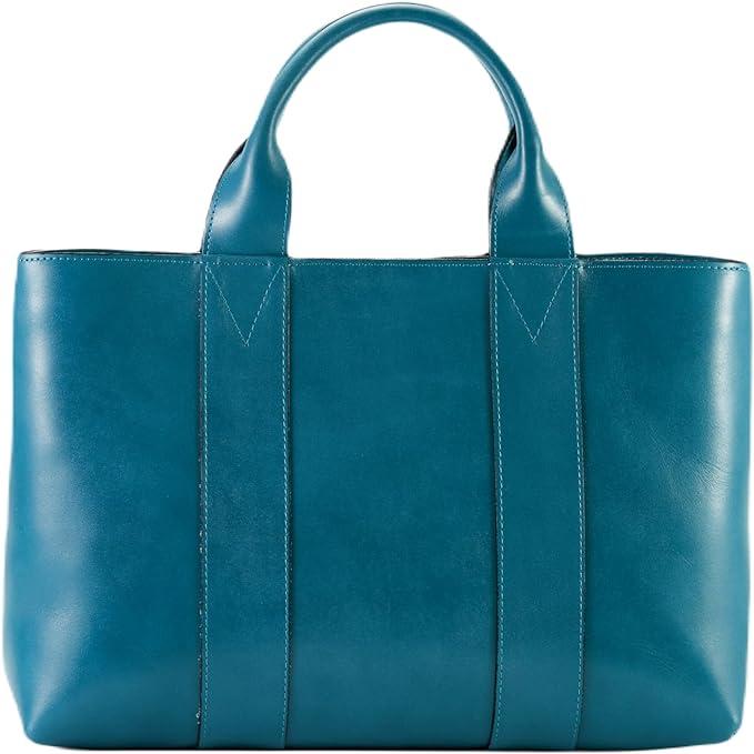 【rena -iris made in japan】IMAIBAG(イマイバッグ）コラボ製品【日本製】軽量牛革製品・艶ありヌメ革手提トート（A4サイズ) rj-01-b |  | 08