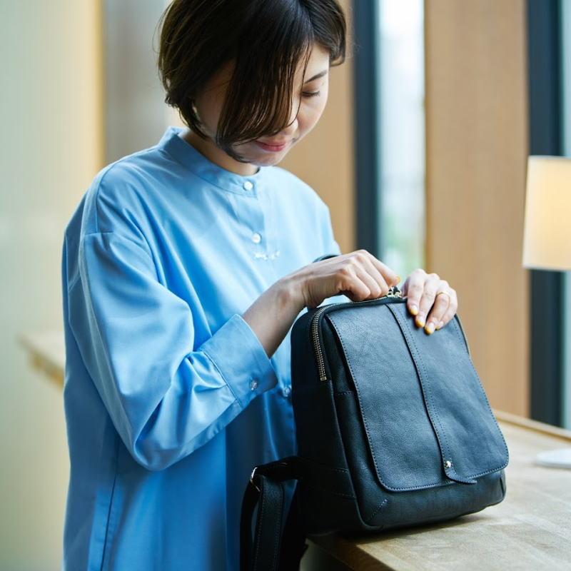 【日本製】牛革製品ランドセルデザイン・軽量シュリンクヌメ革リュック　 ri-2501 |  | 17