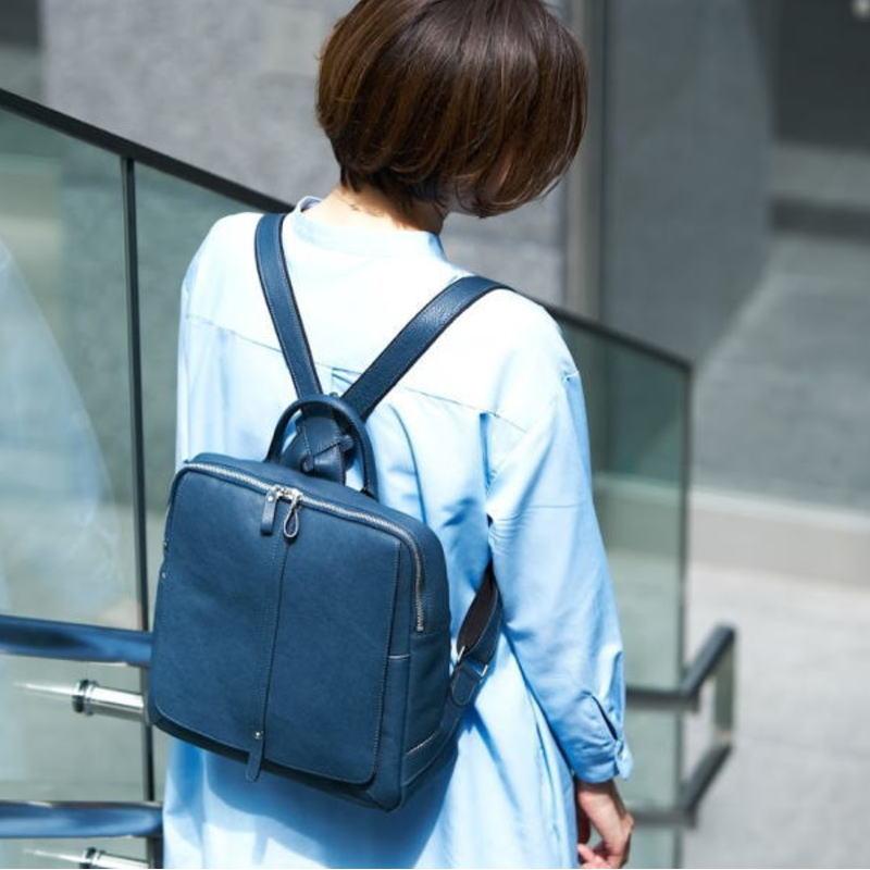 世界にひとつ手縫い特注品！　　　　 ランドセル型　 牛ヌメ革　　レザーバッグ IMAIBAG(イマイバッグ）コラボ製品【日本製】牛革製品・ランドセル