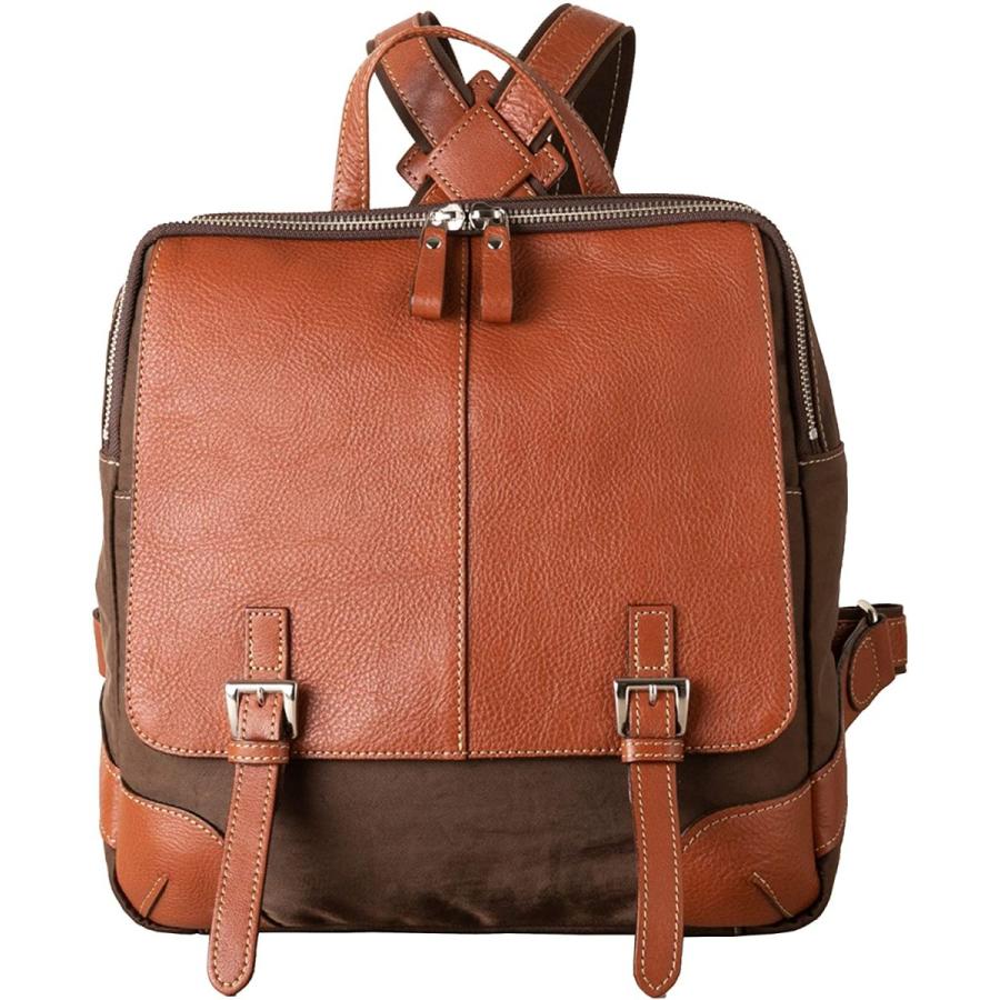 【新品未使用】ジェノヴァ　イマイバッグ　レザー　ナイロン　バックパック　リュック 日本製】[イマイバッグ] GENOVA 牛革リュック 大人 本革 大容量