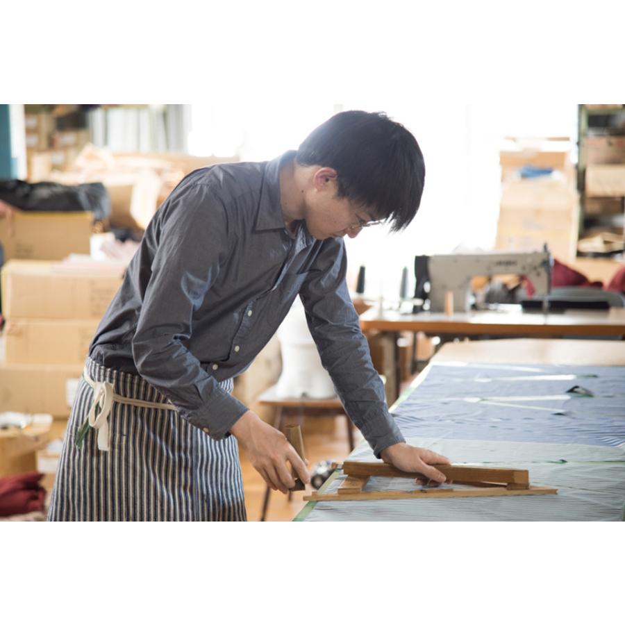 【Makita Chambray】槙田商店・伝統の郡内織・先染めジャカード生地製折りたたみ傘（日本製）mt-cmb | 紫外線・雨対応傘 |  | 15
