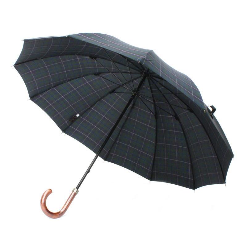 紳士晴雨兼用傘】槙田商店 長傘（日本製）ビジネスシーンに寄り添った