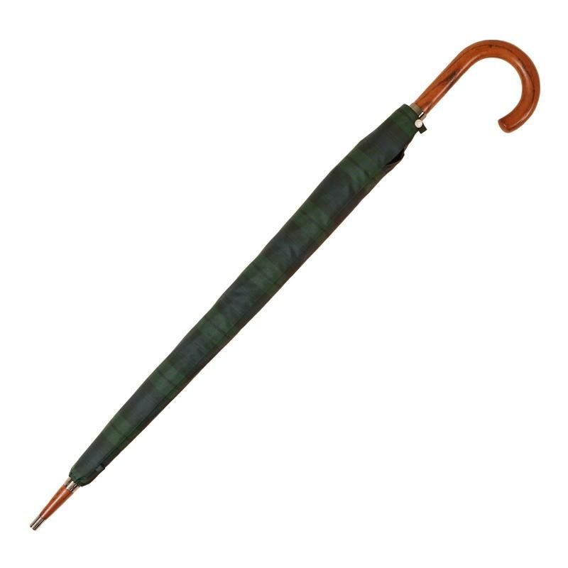 【紳士晴雨兼用傘】槙田商店　長傘（日本製）ビジネスシーンに寄り添った大人の傘　Makita Trad　Black Watch　mt-nv |  | 04