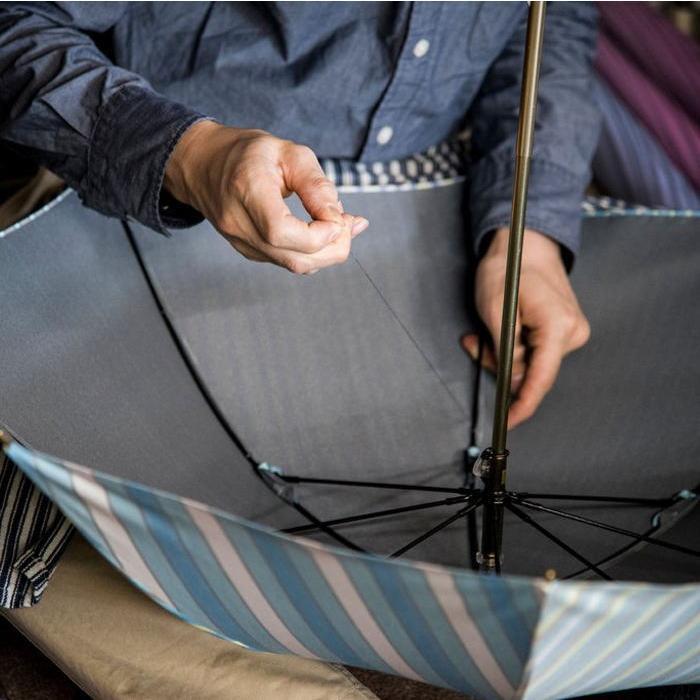 【紳士晴雨兼用傘】槙田商店　長傘（日本製）ビジネスシーンに寄り添った大人の傘　monotone　パイソン　mt-psl |  | 08