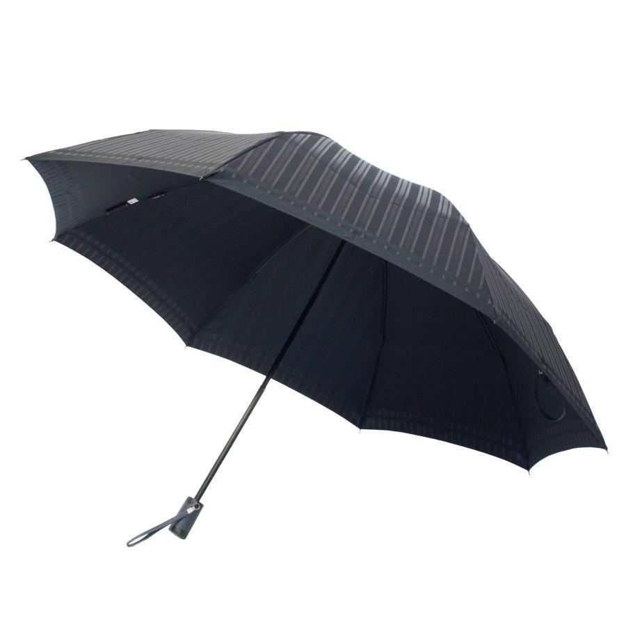 Tie シリーズ)【紳士雨傘】槙田商店 折りたたみ傘（日本製）甲州織