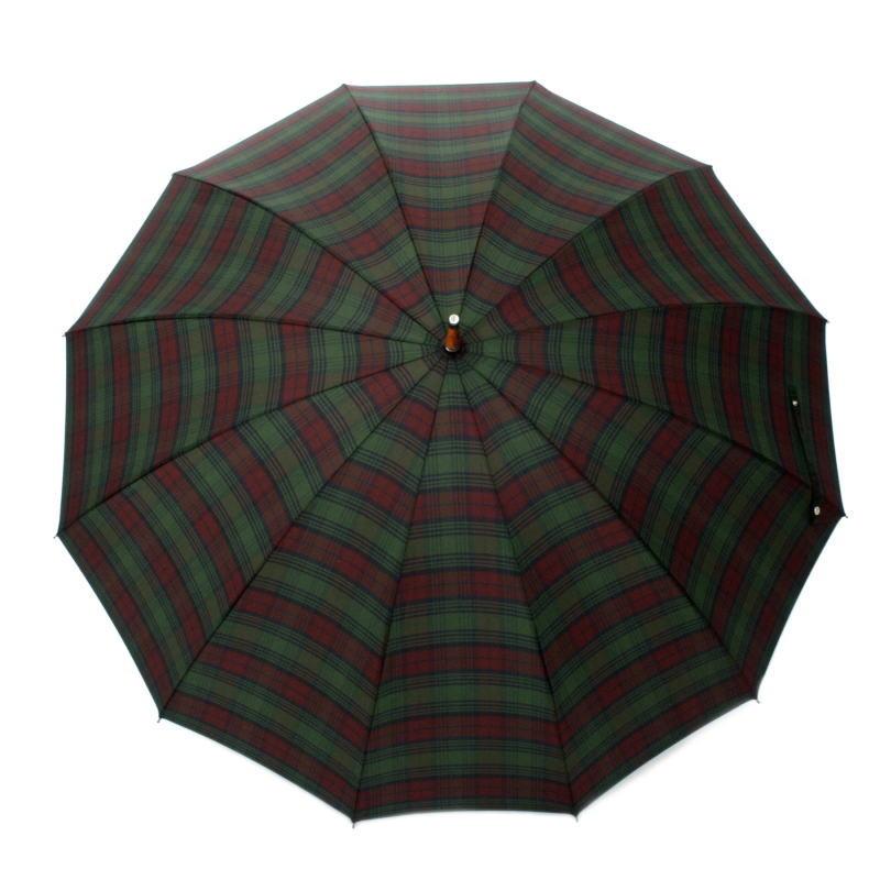【紳士晴雨兼用傘】槙田商店　長傘（日本製）ビジネスシーンに寄り添った大人の傘　Makita Trad　Stewart of Athol　mt-stgr | 