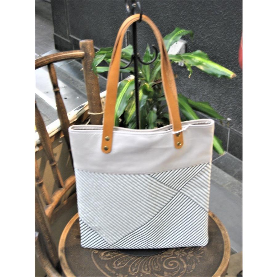 Anti-Forme Design(アンチフォルムデザイン)【国産品】友禅染革・・手提げトートバッグ　re-2020 |  | 04