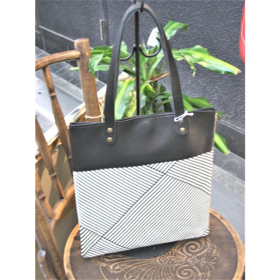 Anti-Forme Design(アンチフォルムデザイン)【国産品】友禅染革・・手提げトートバッグ　re-2020 |  | 01