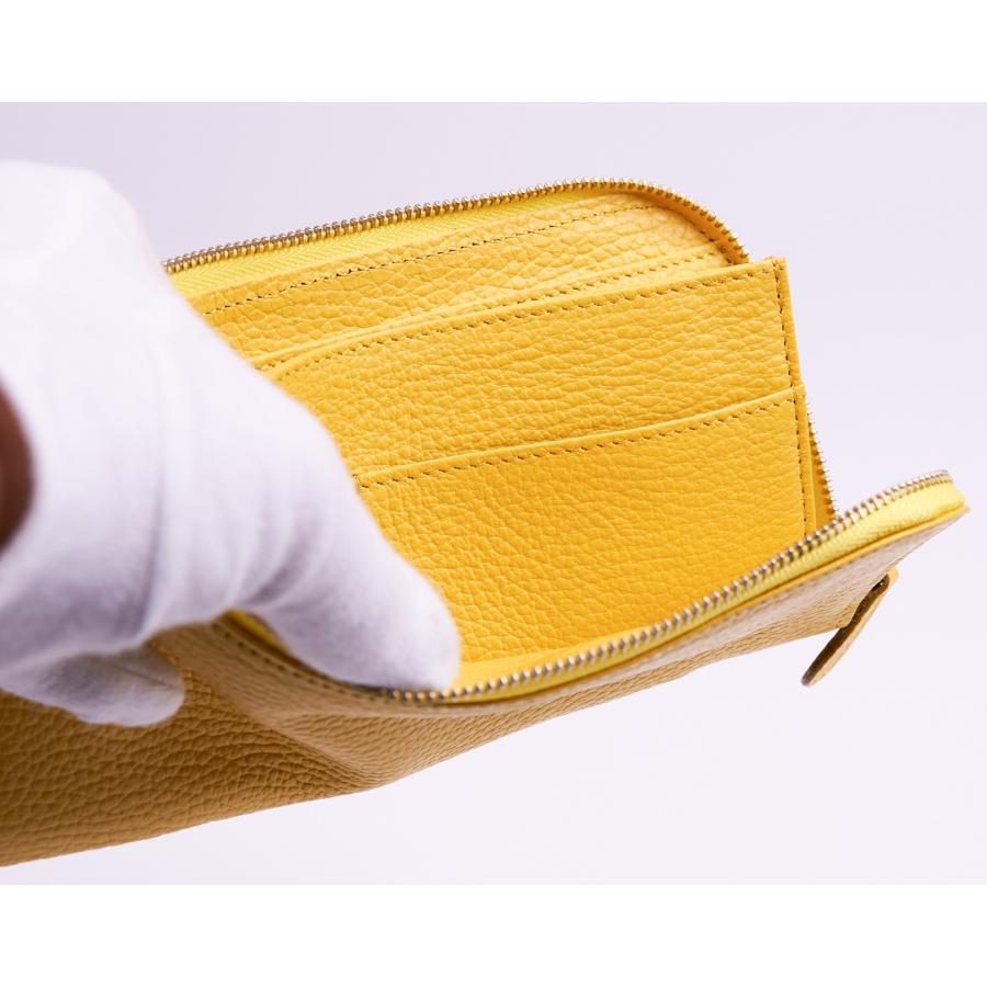 （金運・総黄色・財布）アドリアレザー(イタリア“マストロット社)ウォレットポーチ（日本製） re-4086 |  | 03