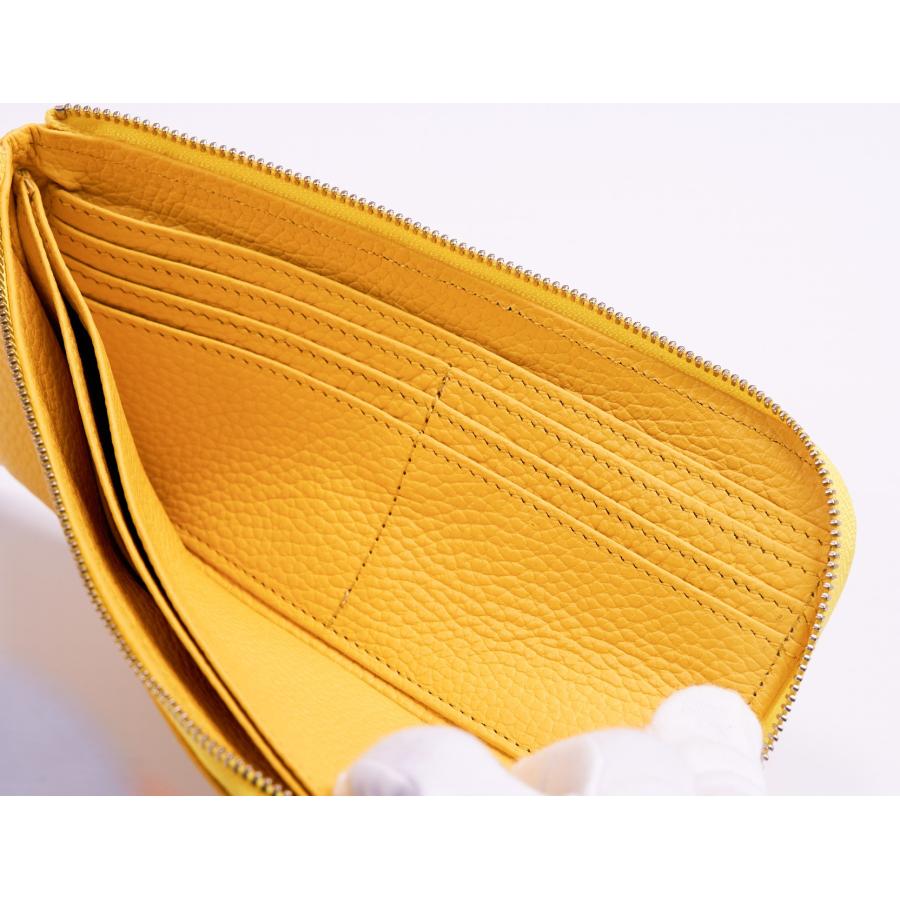 （金運・総黄色・財布）アドリアレザー(イタリア“マストロット社)ウォレットポーチ（日本製） re-4086 |  | 04