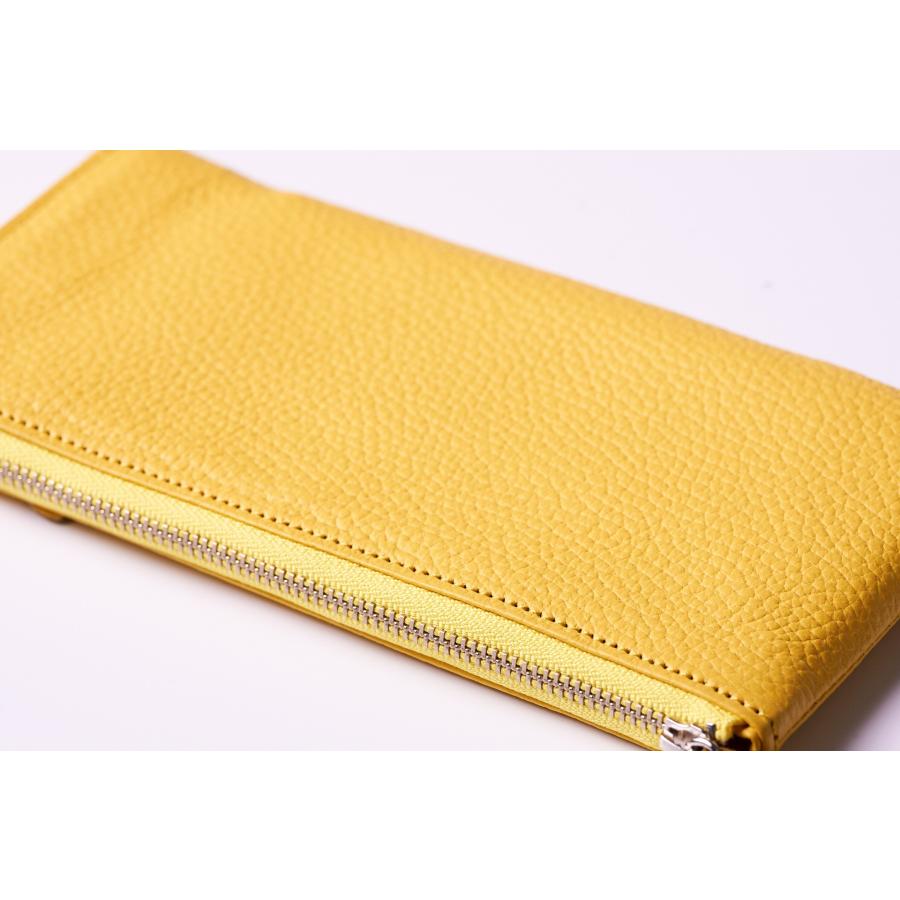 （金運・総黄色・財布）アドリアレザー(イタリア“マストロット社)ウォレットポーチ（日本製） re-4086 |  | 05