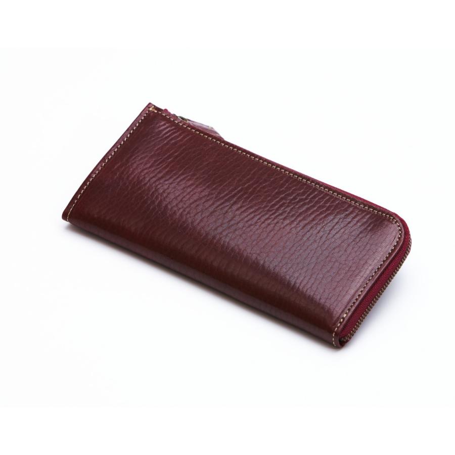 豊岡財布（FEEDBAG）ｘrena豊岡（レナ　トヨオカ） レッザボタニカ（自然由来の鞣し革を使用）（豊岡製） 牛革L字ファスナー長財布 rt-032 |  | 16