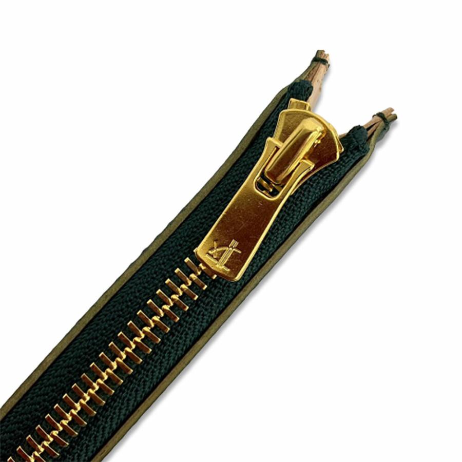 日本製〕〔新喜皮革〕 オイルコードバン、L字ファスナーロング