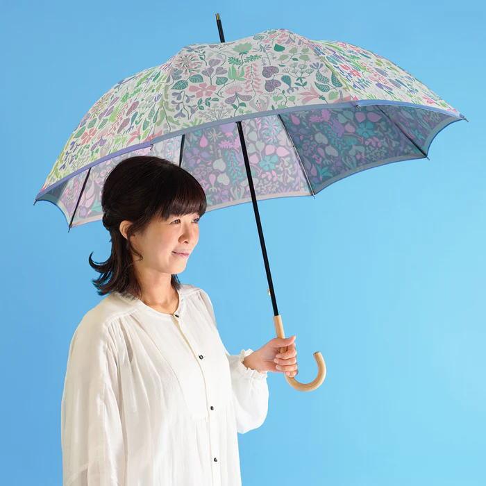 日本製〕【晴雨兼用】長傘 Stig Lindberg＜スティグ・リンドベリ＞ L
