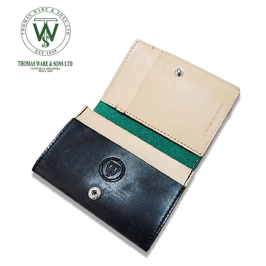 〔日本製〕伝統ある英国のタンナー【トーマスウェア社】の最高級ブライドルレザー名刺入れ　tm-411 |  | 06