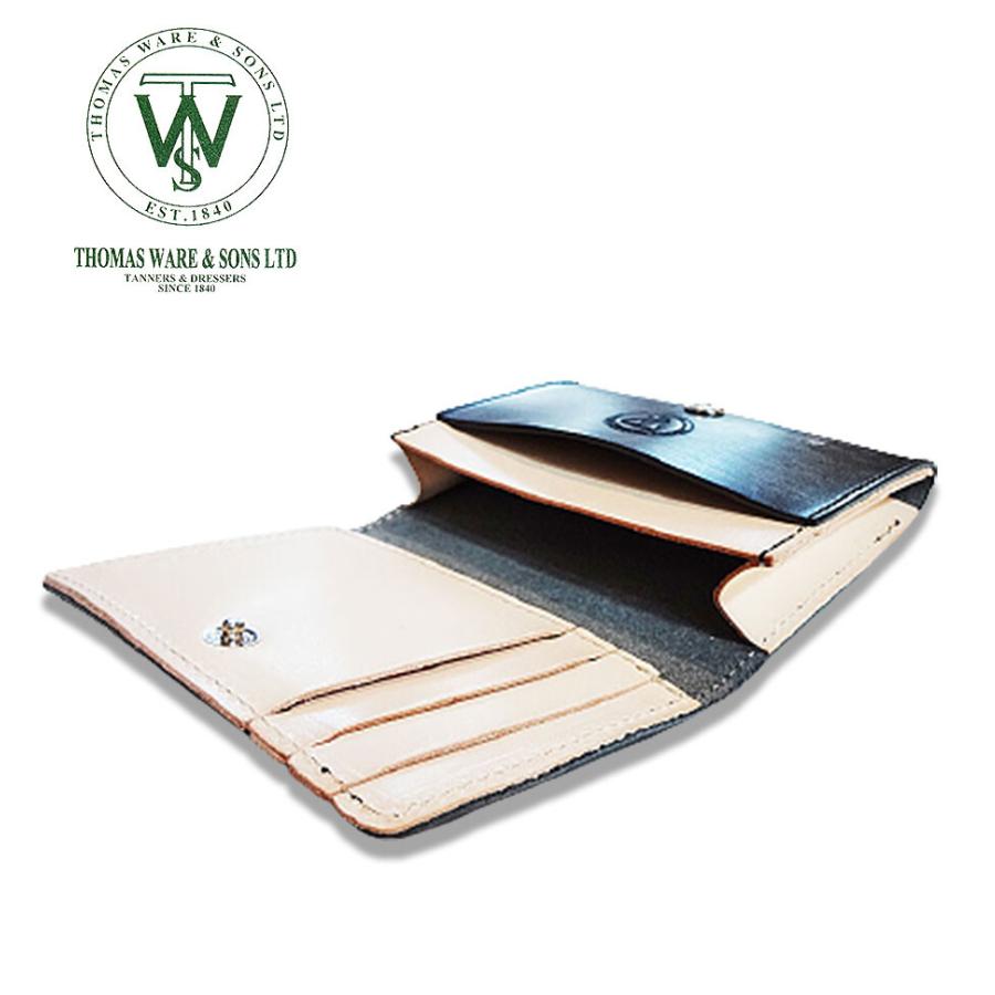 〔日本製〕伝統ある英国のタンナー【トーマスウェア社】の最高級ブライドルレザー名刺入れ　tm-411 |  | 07