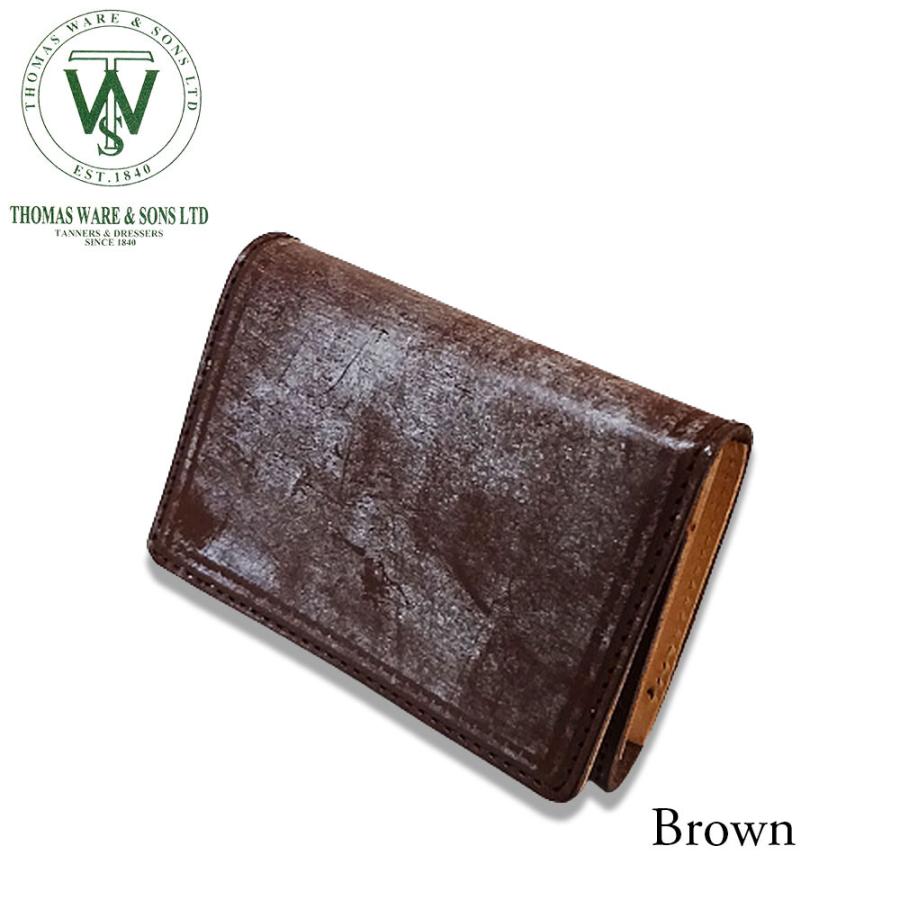 〔日本製〕伝統ある英国のタンナー【トーマスウェア社】の最高級ブライドルレザー名刺入れ　tm-411 |  | 02