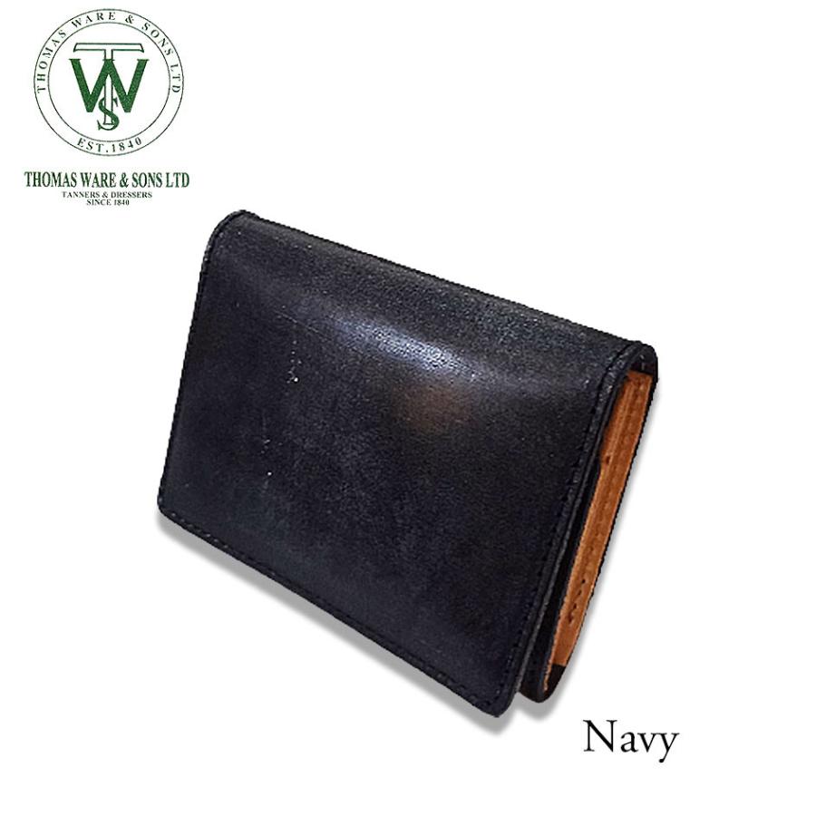 〔日本製〕伝統ある英国のタンナー【トーマスウェア社】の最高級ブライドルレザー名刺入れ　tm-411 |  | 03