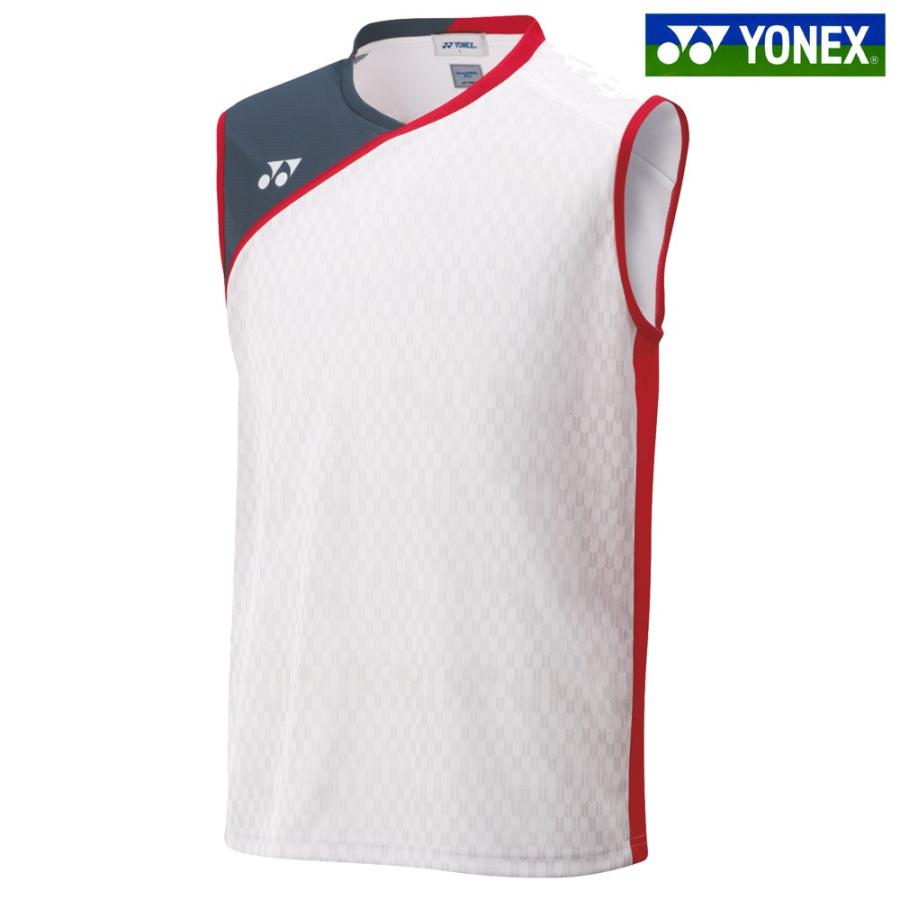 ヨネックス YONEX バドミントンウェア メンズ ゲームシャツ ノースリーブ  10261 バドミントン日本代表チームモデル 2018FW 『即日出荷』｜kpi24