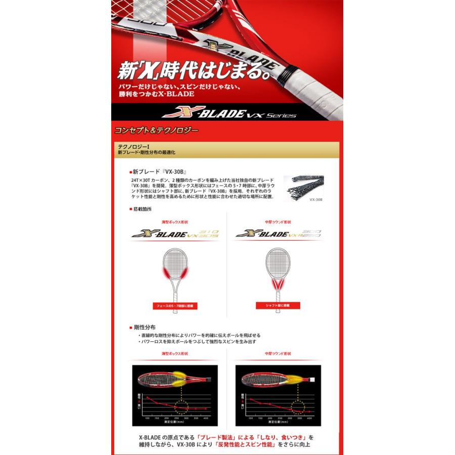 BRIDGESTONE ブリヂストン 「X-BLADE VX 310 BRAVX1」硬式テニス