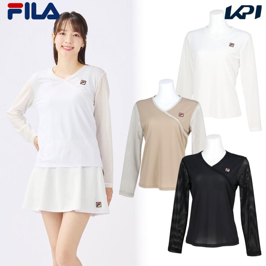 フィラ FILA テニスウェア レディース ロングスリーブシャツ EL0056 2025SS