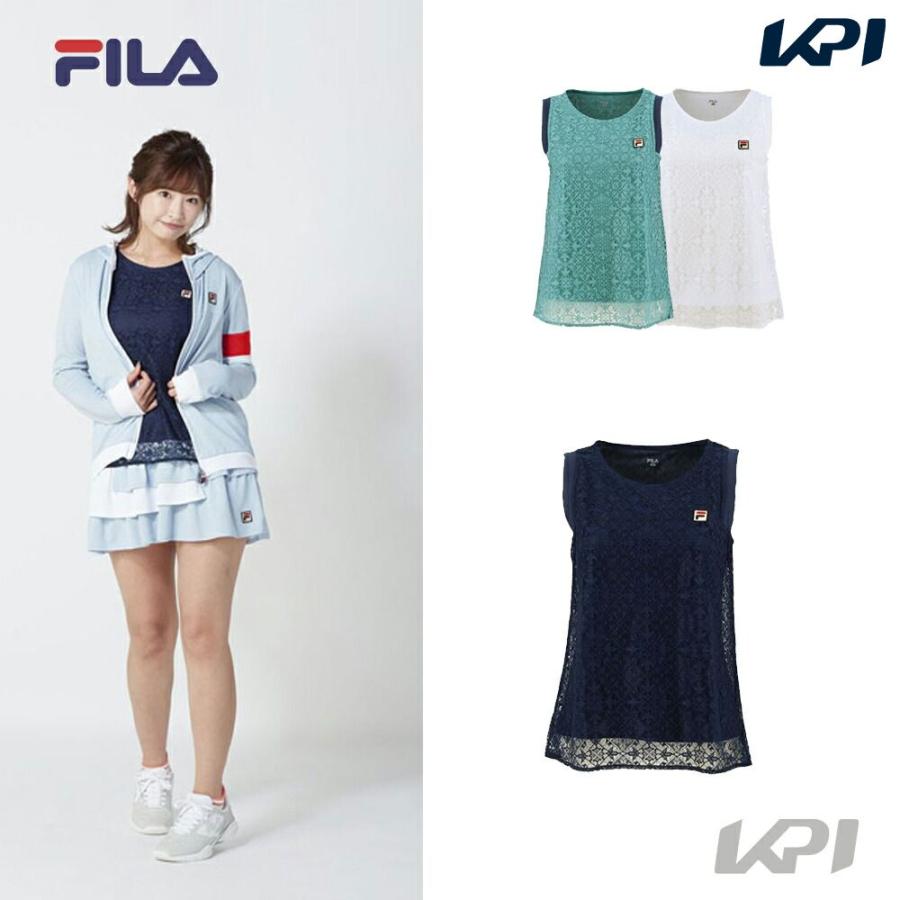 お1人様1点限り フィラ Fila テニスウェア レディース レディース ノースリーブゲームシャツ Vl2296 21ss 即日出荷 早割クーポン Cygen Eu