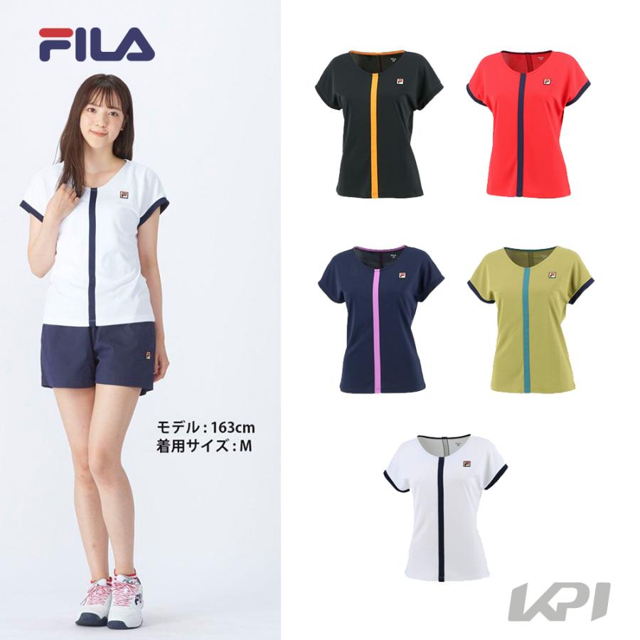 フィラ Fila テニスウェア レディース ゲームシャツ Vl2367 21fw 即日出荷 Vl2367 Kpi24 通販 Yahoo ショッピング