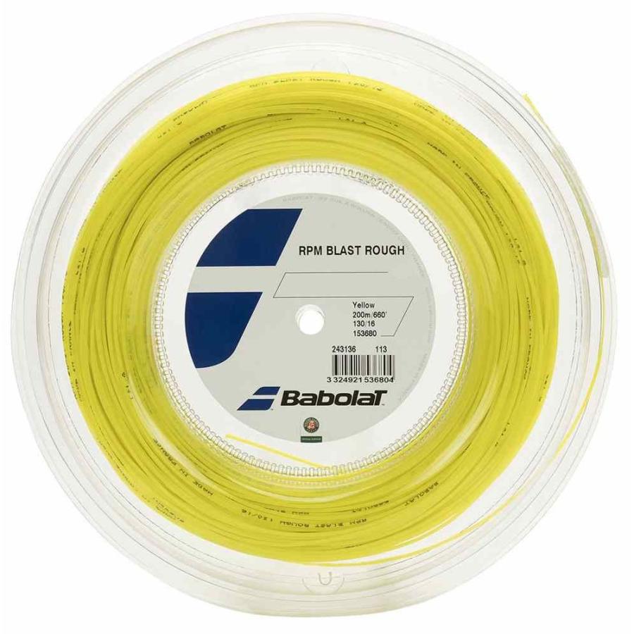 Babolat - バボラ(Babolat) 硬式テニス ストリング RPMブラスト ラフ 130 Amazon | バボラ RPMラフ (旧 RPMブラストラフ) RPM ROUGH (125