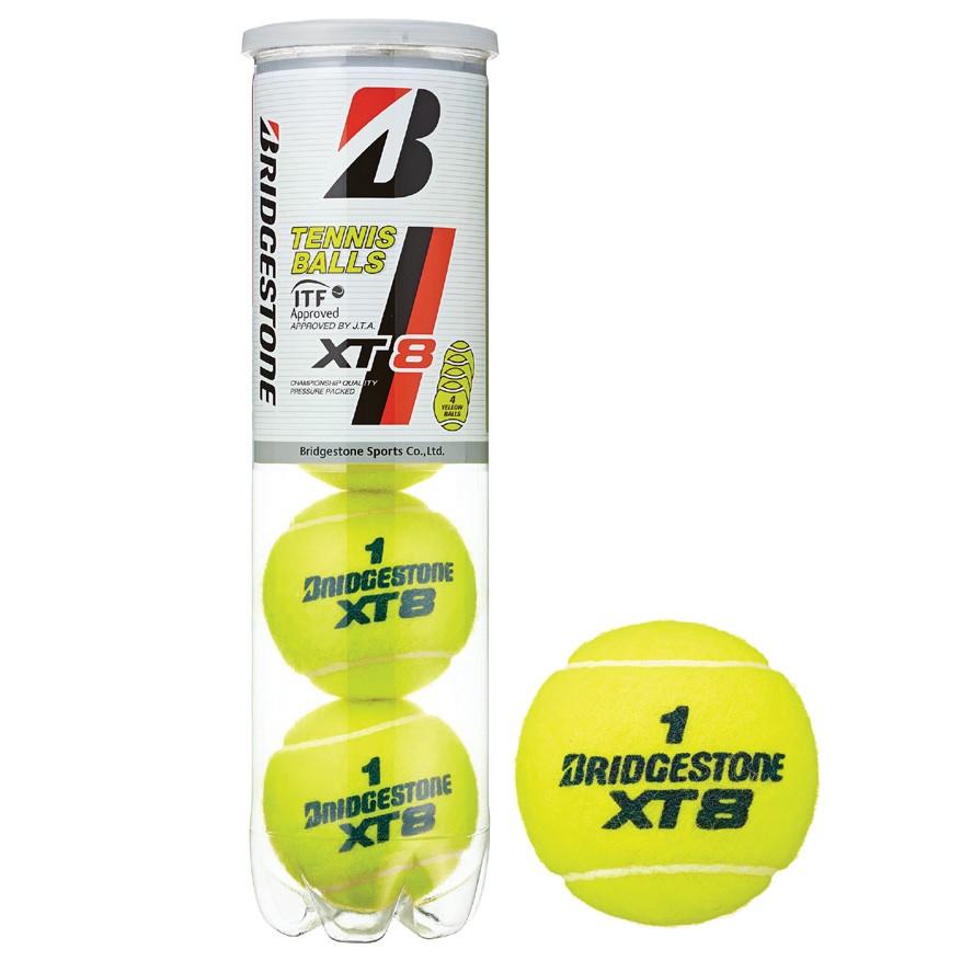 正規品販売! BRIDGESTONE ブリヂストン XT8 テニスボール [4個入]1箱 エックスティエイト 60球 15缶 『即日出荷』 ボール 