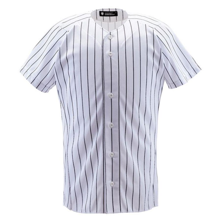 デサント DESCENTE 野球ウェア メンズ ユニフォームシャツ フルオープンシャツ ピンストライプ  DB7000 2019FW｜kpi｜06
