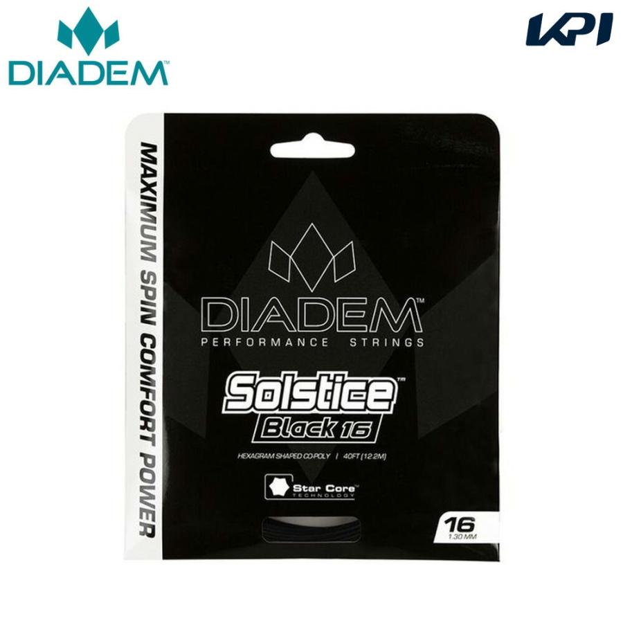 ダイアデム DIADEM テニスガット・ストリング Solstice Black 